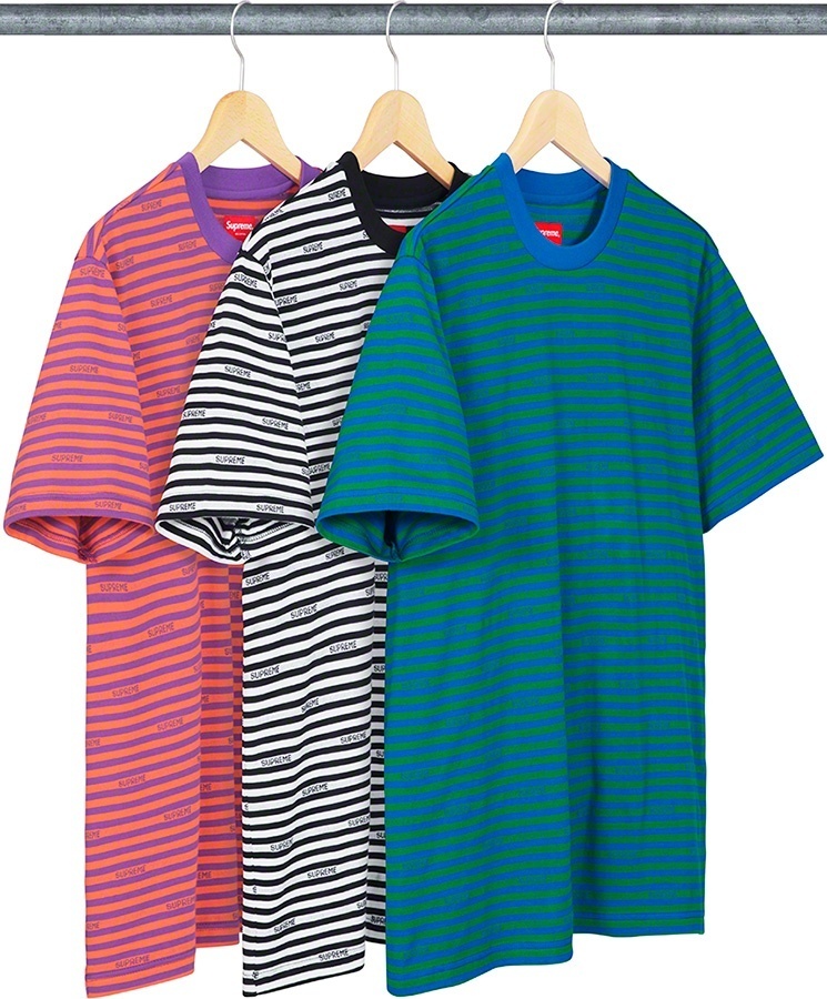 Logo Stripe S/S Top